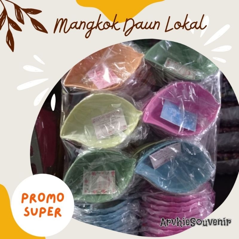 Jual Souvenir Mangkok Daun Lokal Isi 50pc Shopee Indonesia