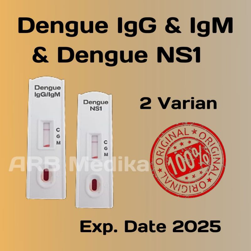 Jual Dengue Igg Igm Dan Ns Test Card Tes Dbd Demam Berdarah Satuan