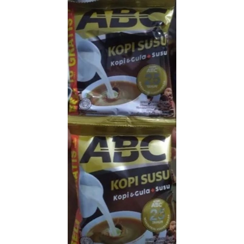 Jual Abc Kopi Susu Rentengan Isi 10 Sachet Shopee Indonesia