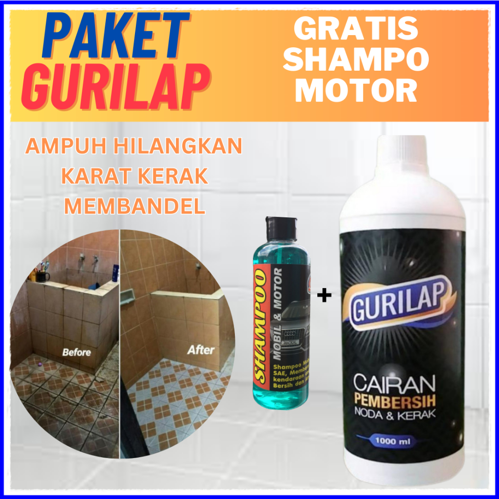 Jual Paket Lengkap Pembersih Wc Kamar Mandi Peluntur Karat Kerak Kuning