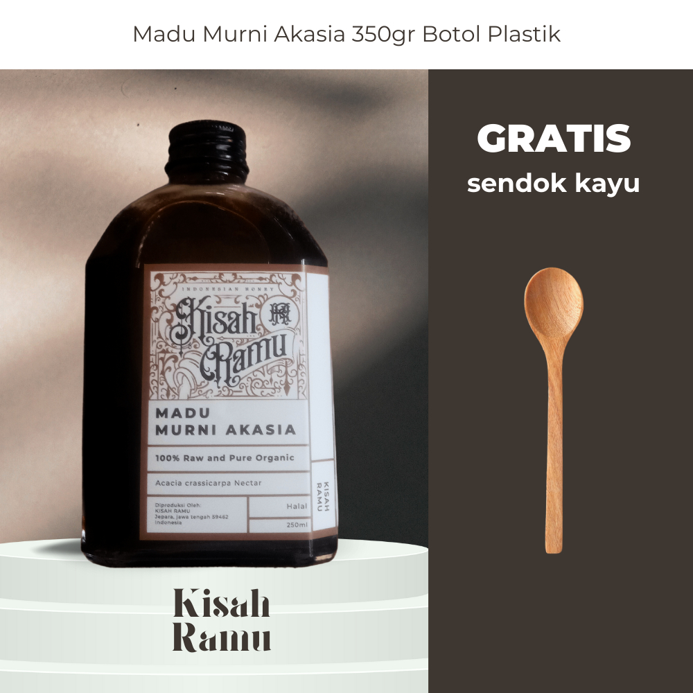 Jual Madu Asli Murni 100 KISAH RAMU Nektar Akasia Pure Raw Honey