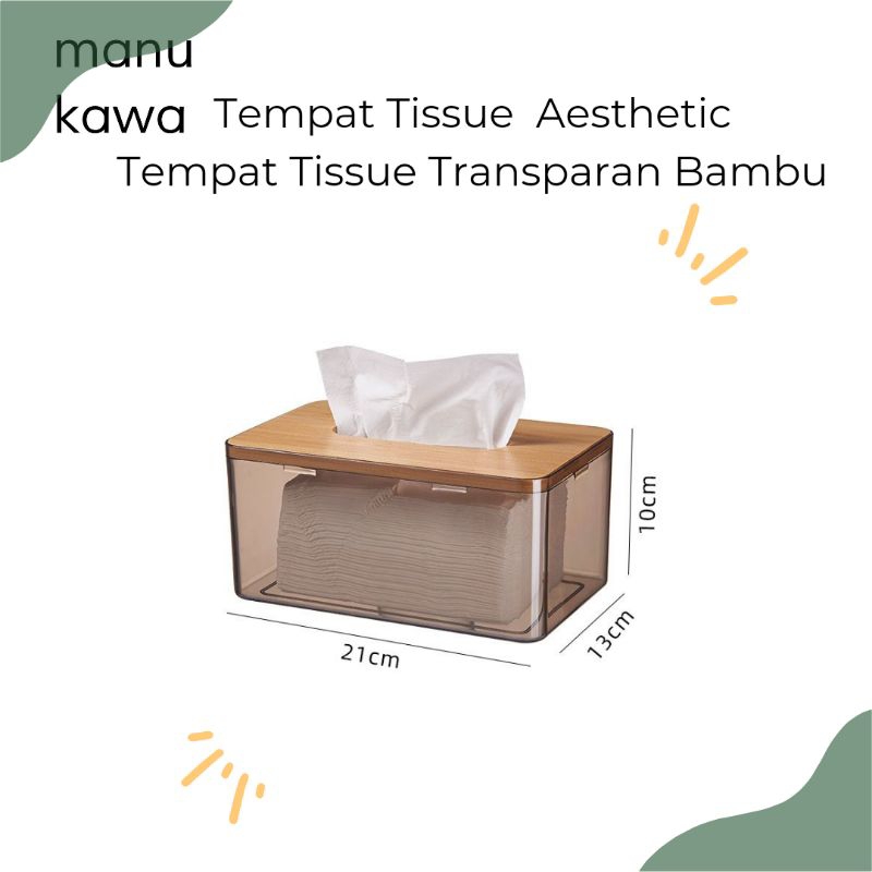 Jual Kotak Tissue Minimalis Tempat Penyimpanan Tisu Transparan