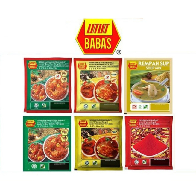 Jual Babas Curry Powder Chili Powder Serbuk Kurma Mix Baba S Mini