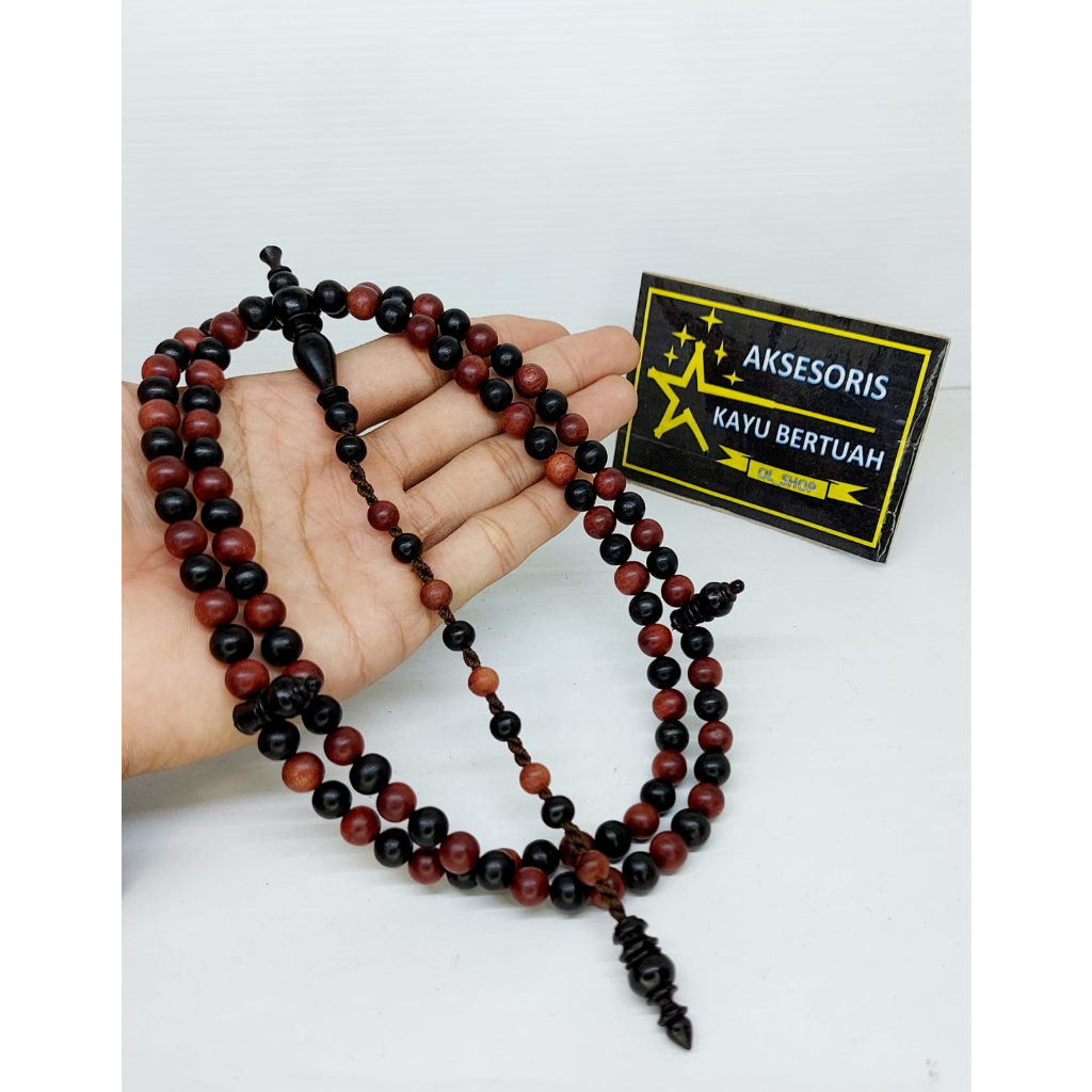 Jual Tasbih Galih Kelor Kombinasi Bidara Arab Mm Shopee Indonesia