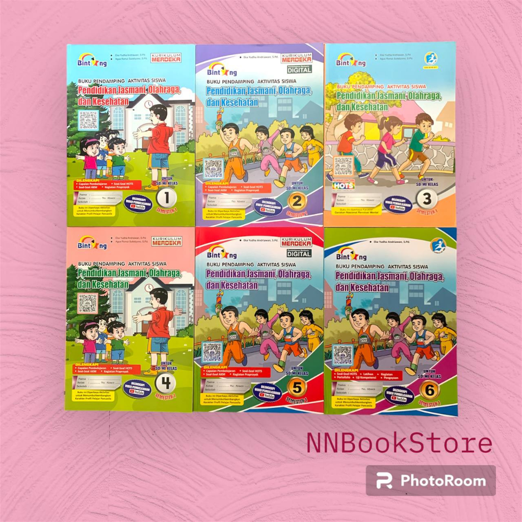 Jual BUKU PENDAMPING PJOK PENERBIT BINTANG KURIKULUM MERDEKA