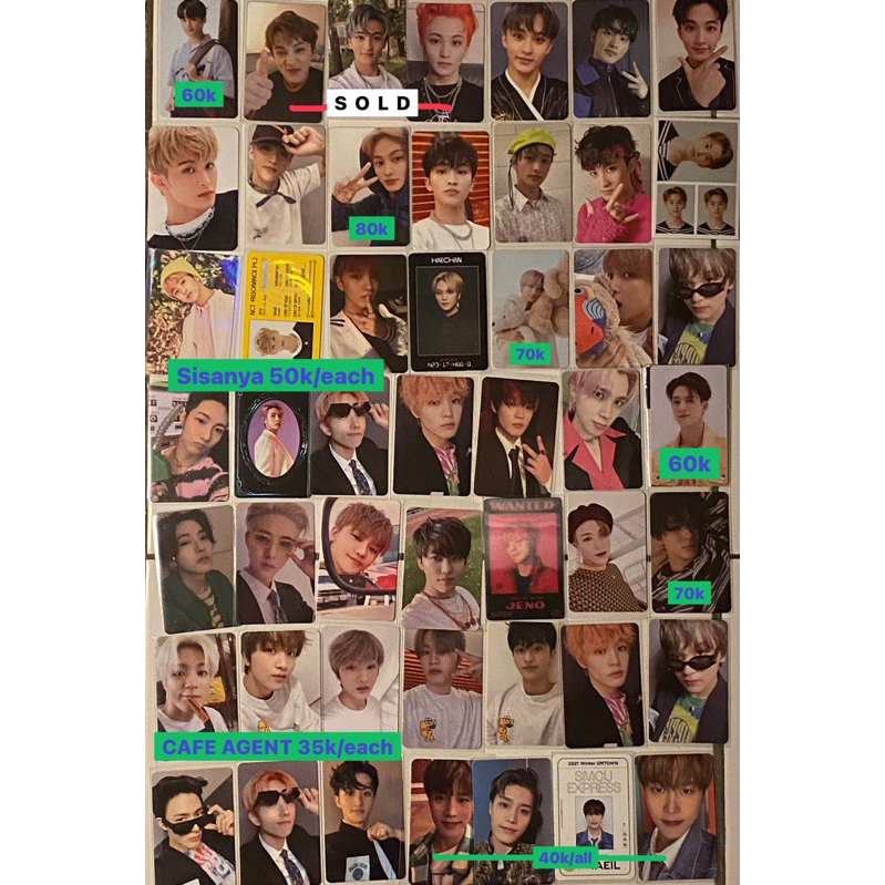 Jual Ready Stock Pc Photocard Nct Mark Haechan Renjun Jeno Jaemin