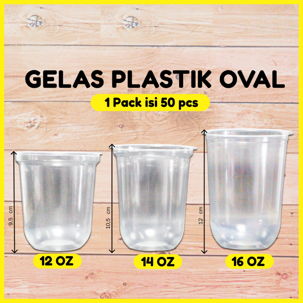 Jual Gelas Plastik Cup Plastik Oval Oz Oz Z Gr Sa Shopee