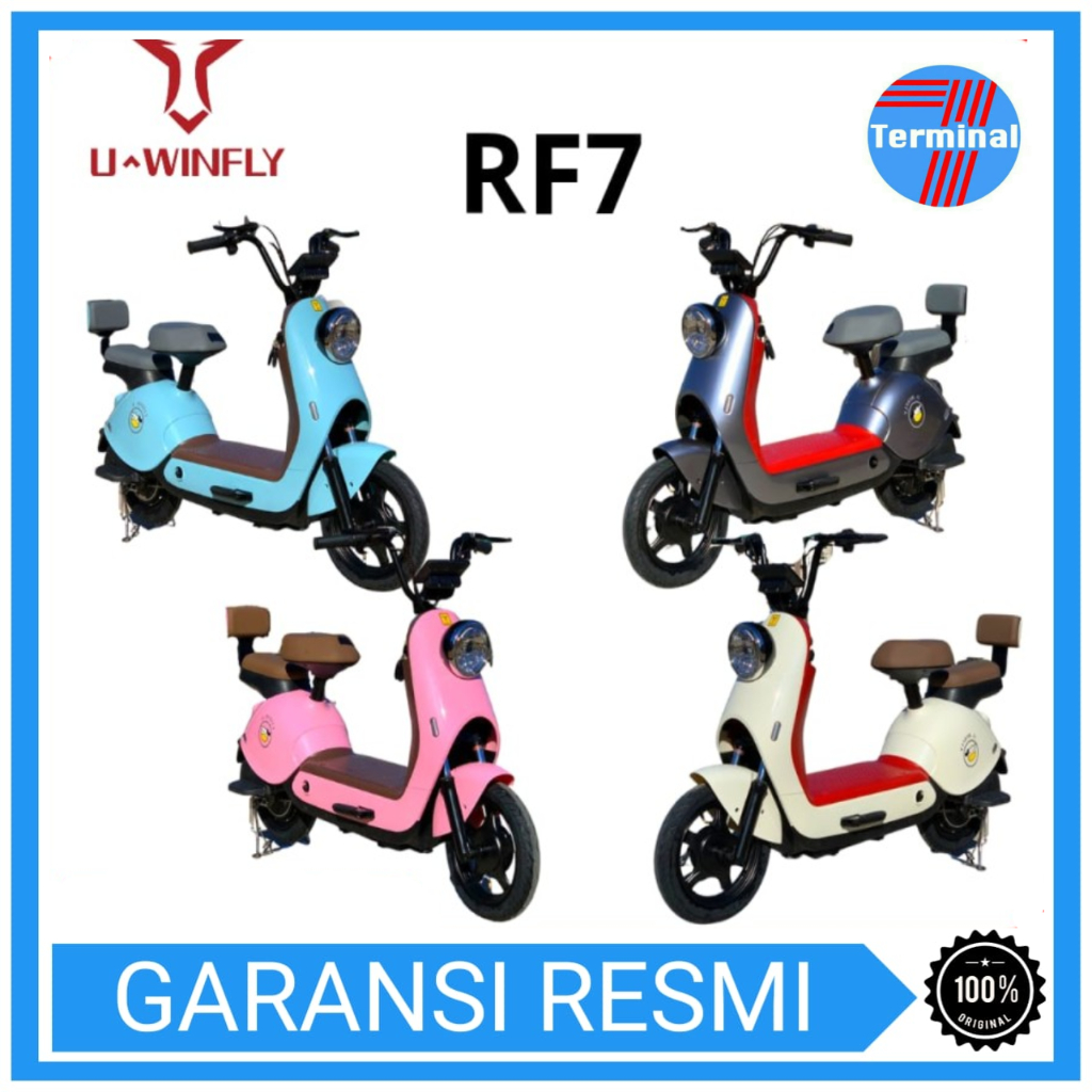 Jual UWINFLY Sepeda Listrik RF7 RF 7 Redfish E Bike Shopee Indonesia