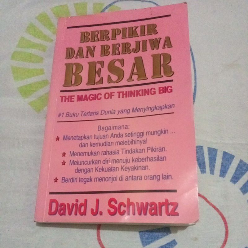 Jual Buku Original Murah Berpikir Dan Berjiwa Besar By Dr D J