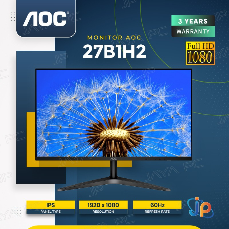 Jual Monitor Aoc Led Ips B H Full Hd Inch Shopee Indonesia