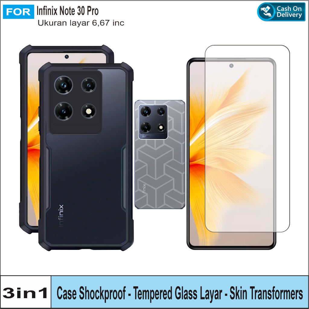 Jual Paket In Casing Infinix Note Pro Hard Case Armor Shockproof