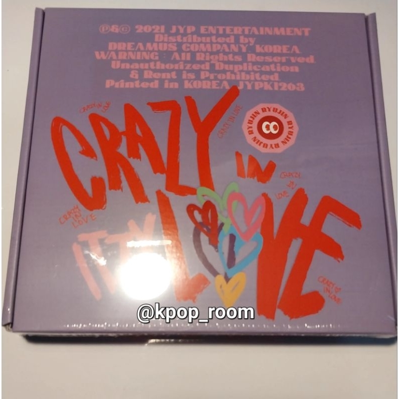 Jual LIMITED STOCK ALBUM ITZY CRAZY IN LOVE SEALED UNDERPRICE