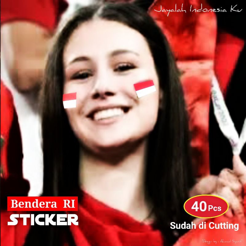 Jual PROMO 10 LEMBAR 320 Pcs STIKER PIPI CUTTING STICKER BENDERA