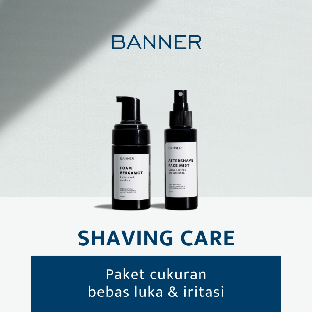 Jual Banner Shaving Care Krim Cukur After Shave Shopee Indonesia