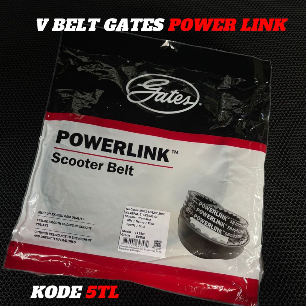 Jual V Belt Gates Poewerlink V Belt Racing Vbelt Gates Shopee Indonesia