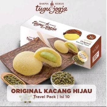 Jual Bakpia Kukus Tugu Jogja Rasa Original Kacang Hijau Travel Pack