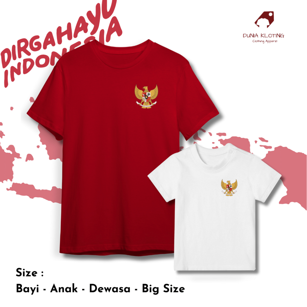 Jual Kaos Kemerdekaan Indonesia T Shirt Garuda Di Dada Ku Baju