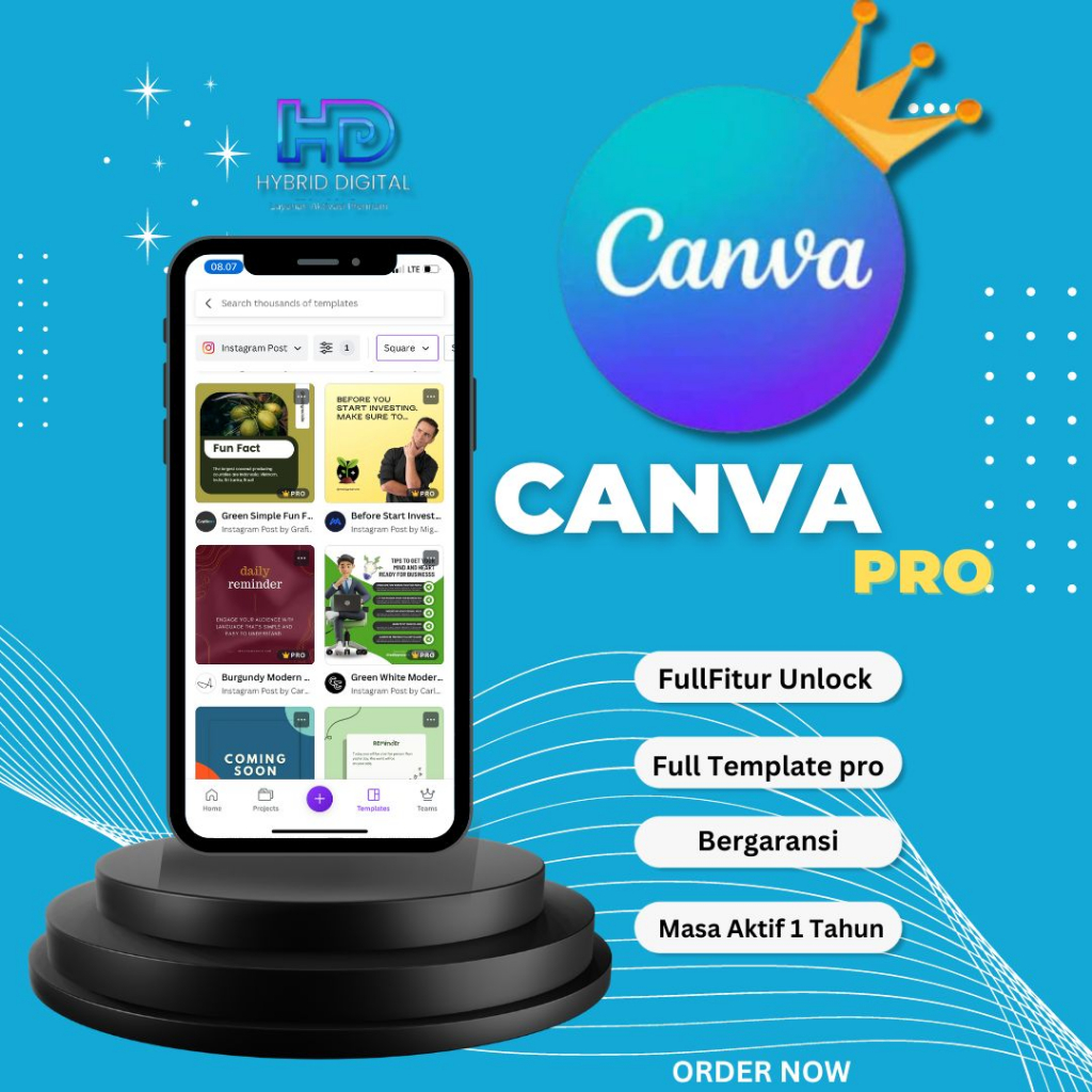 Jual Canva Pro Untuk Desain Konten Sosmed Promosi Presentasi Ppt