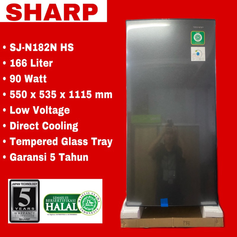 Jual Kulkas Sharp 1 Pintu SJ N182N HS Free Ongkir Serang Banten