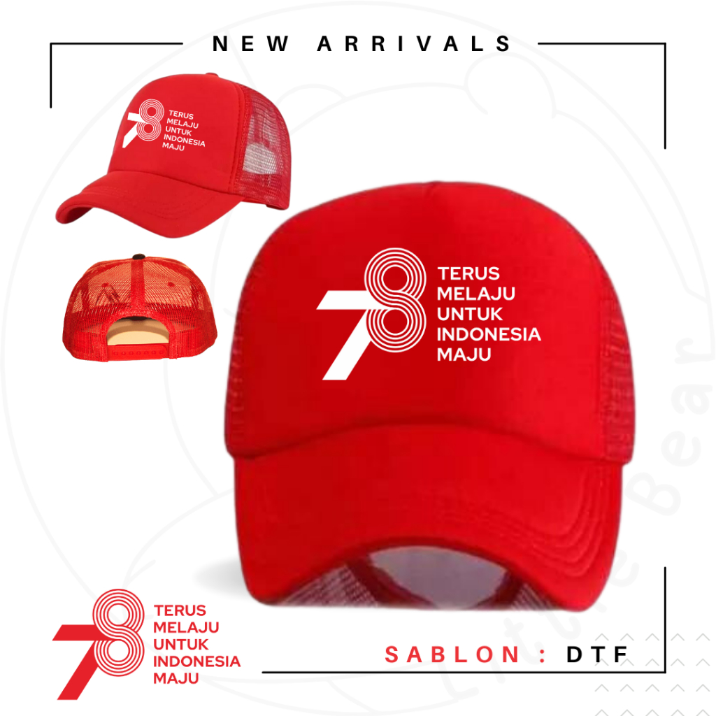 Jual Topi Jaring HUT RI Ke 78 Topi Hut RI 78 Topi 17 Agustus Topi