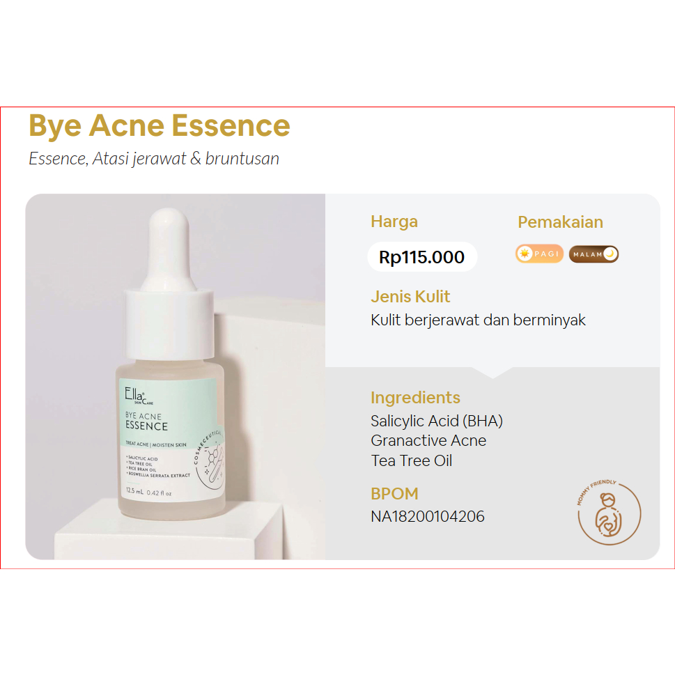 Jual Bye Acne Essence Shopee Indonesia