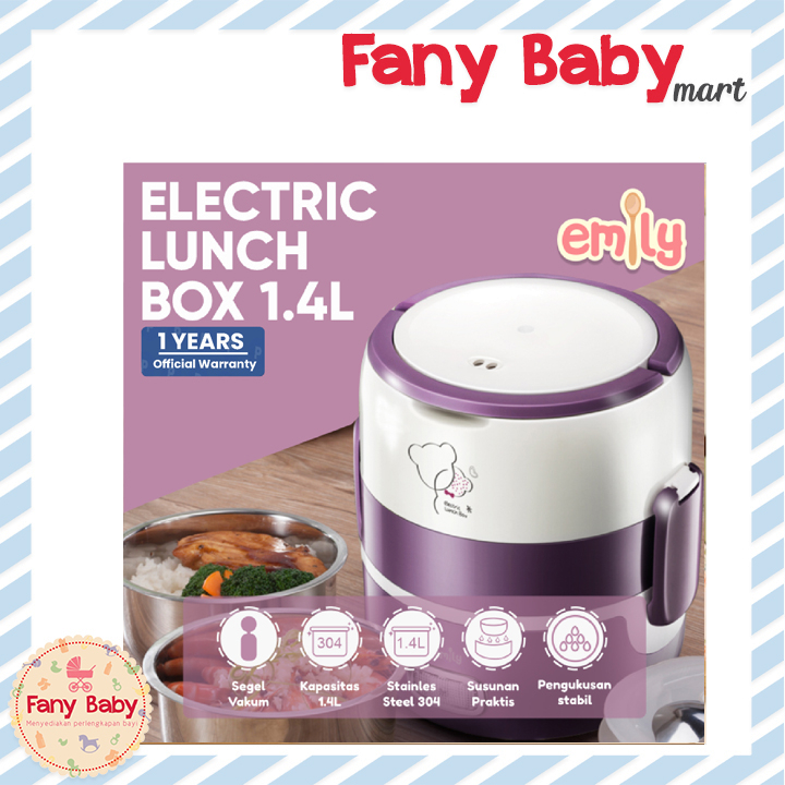 Jual EMILY ELECTRIC LUNCH BOX 1 4L ELB 54003 LUNCH BOX Shopee