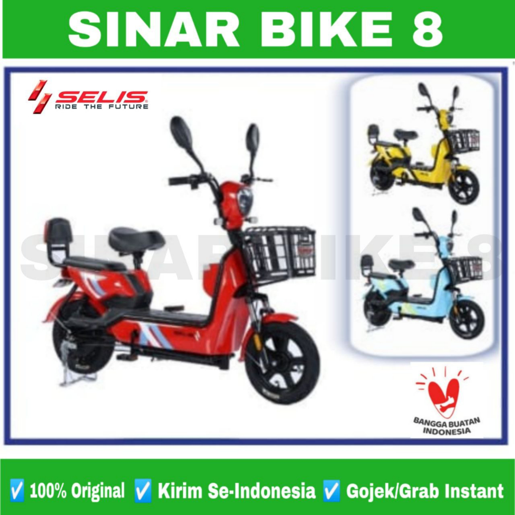 Jual Sepeda Listrik SELIS NURI Electric E Bike 500 Watt Shopee Indonesia