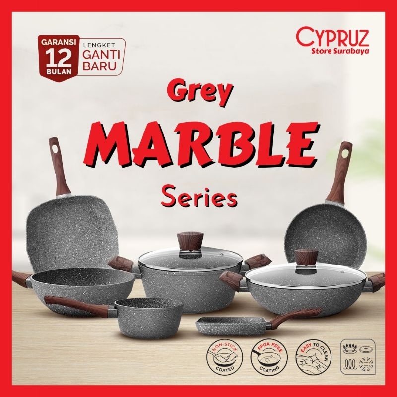 Jual Cypruz Wajan Anti Lengket Penggorengan Induksi Fry Pan Wok Pan