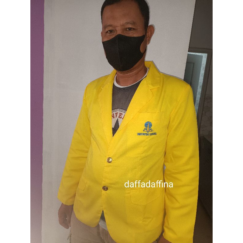 Jual Jas Almamater Ut Universitas Terbuka Almet Ut Kuning Ready Stok