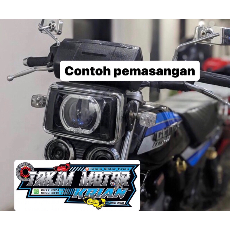 Jual Mika Lampu Depan Custom Honda Gl Max Gl Win Muda Honda