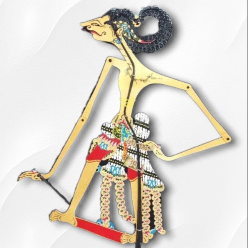 Jual Wayang Alusan Kulit Asli Wisanggeni Bahan Asli Kulit Ukuran