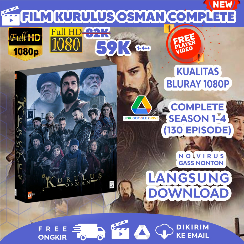 Jual Film Kurulus Osman Complete Lengkap Season Episode The