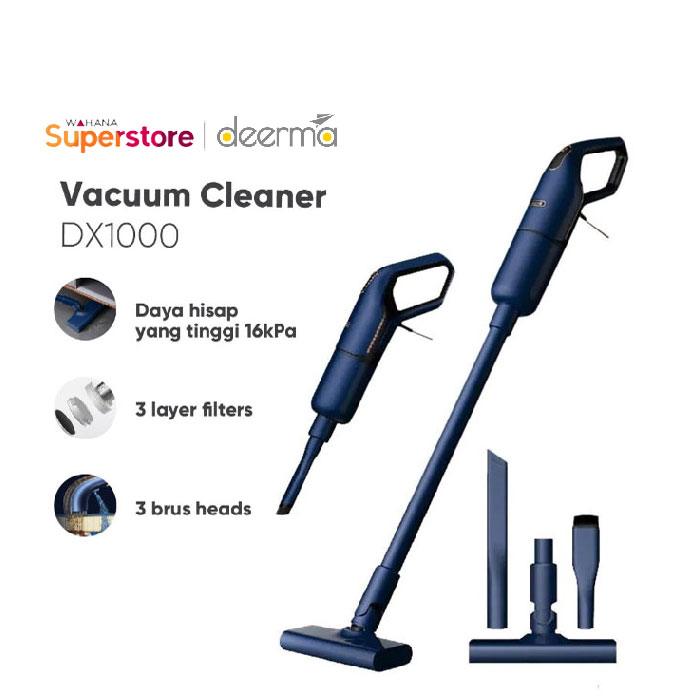 Jual Deerma Handheld Portable Vacuum Cleaner Penghisap Debu DX1000