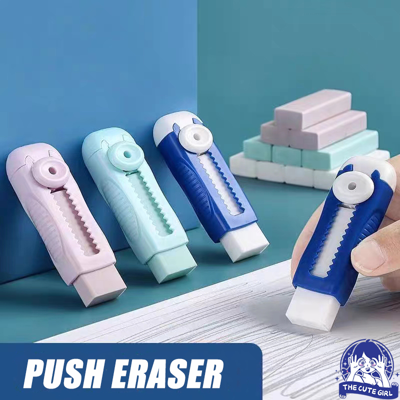 Jual Sliding Eraser Penghapus Mekanik Hapusan Mekanik Warna Lucu