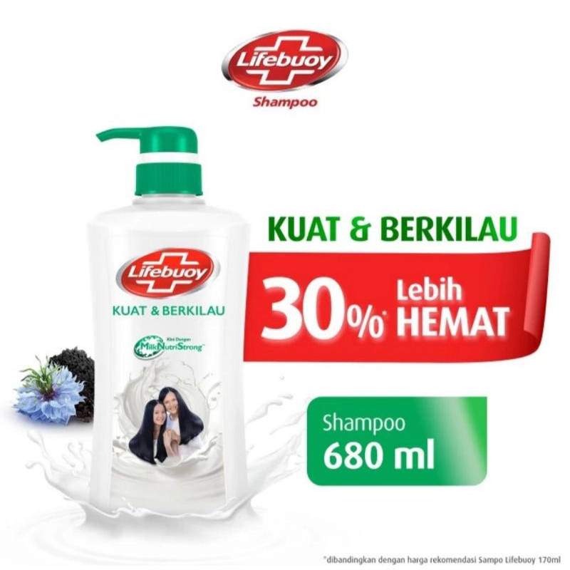 Jual Lifebuoy Shampoo Strong And Shiny Anti Dandruf Perawatan Rambut