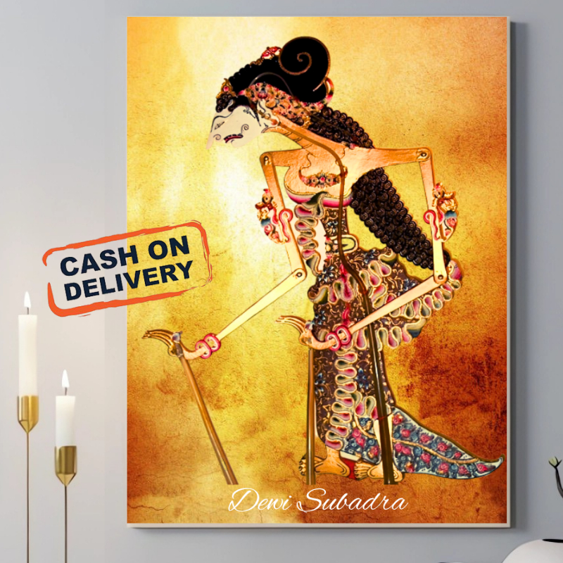 Jual Poster Wayang Kulit Dewi Subadra Untuk Hiasan Dinding Atau Wall