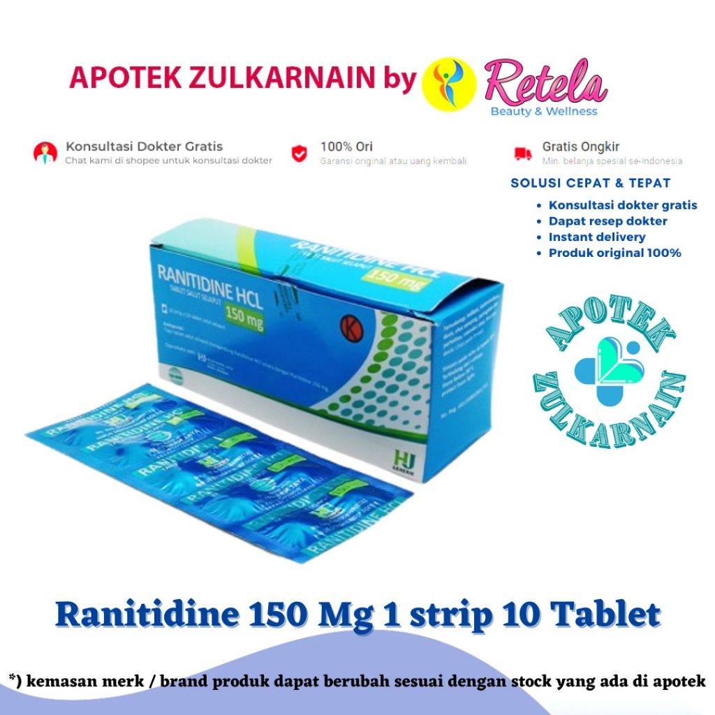 Jual Ranitidine Mg Blister Tablet Shopee Indonesia