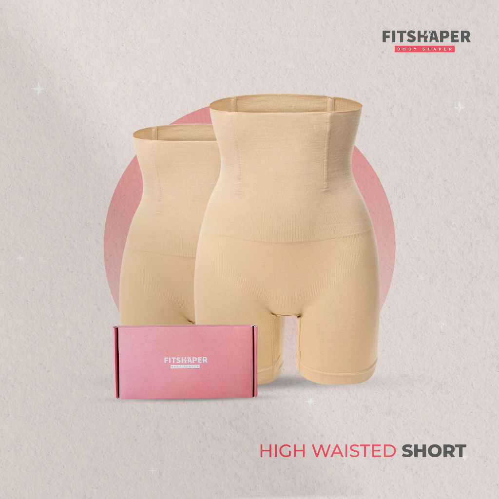 Jual Fitshaper Korset Highwaist Short Nude 2 Pcs Shopee Indonesia