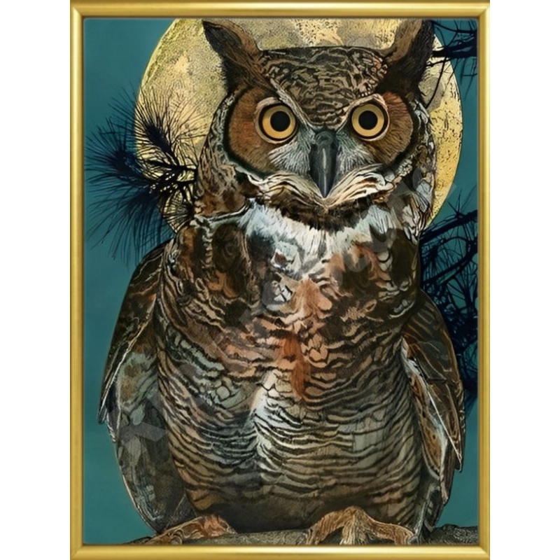 Jual Poster Burung Hantu Owl Untuk Hiasan Dinding Atau Walldekor Bahan