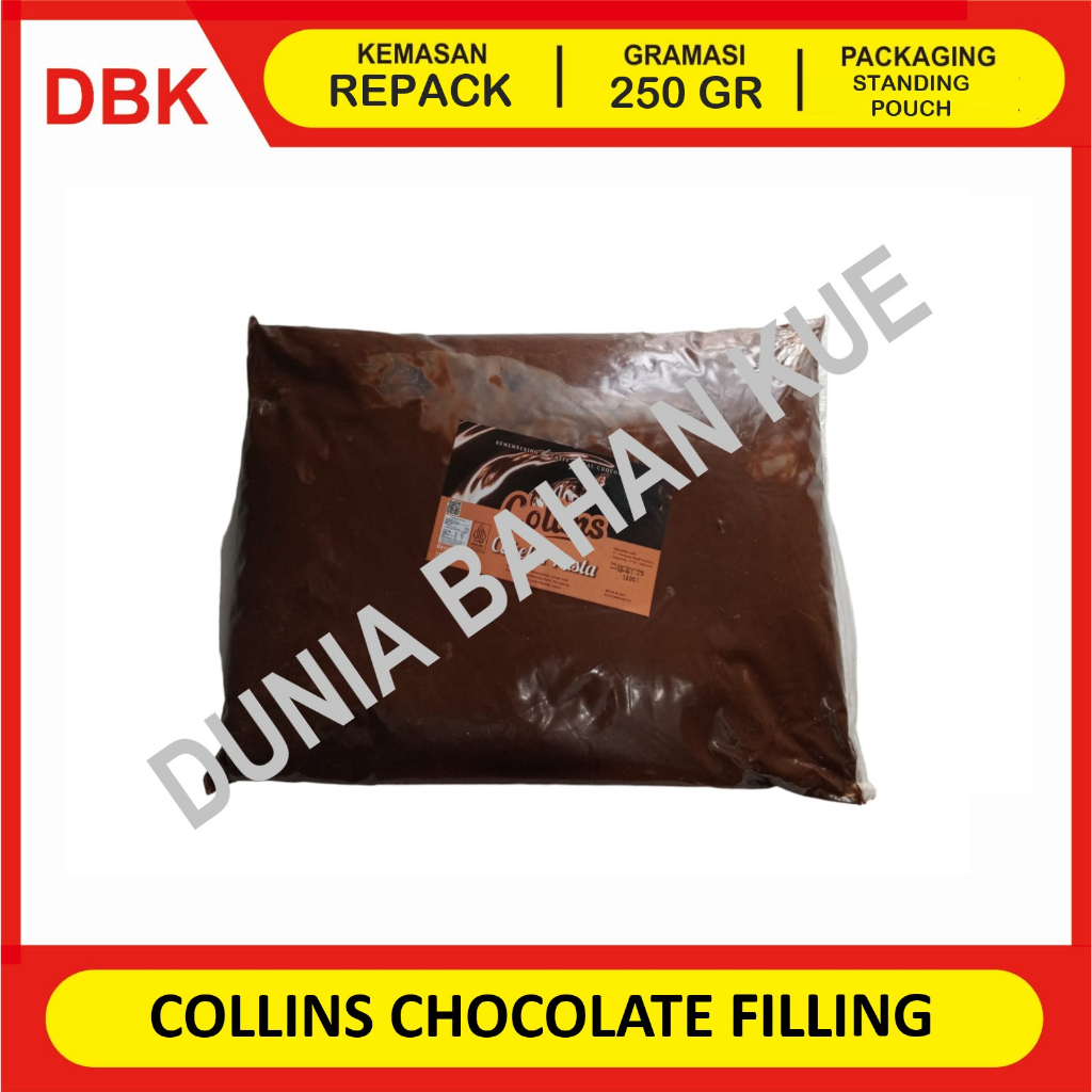 Jual Collins Chocolate Filling Repack Gr Cokelat Pasta Coklat