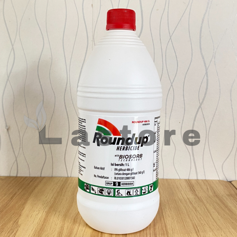 Jual Herbisida ROUNDUP 486 SL 1 Liter Pembasmi Rumput Gulma Liar