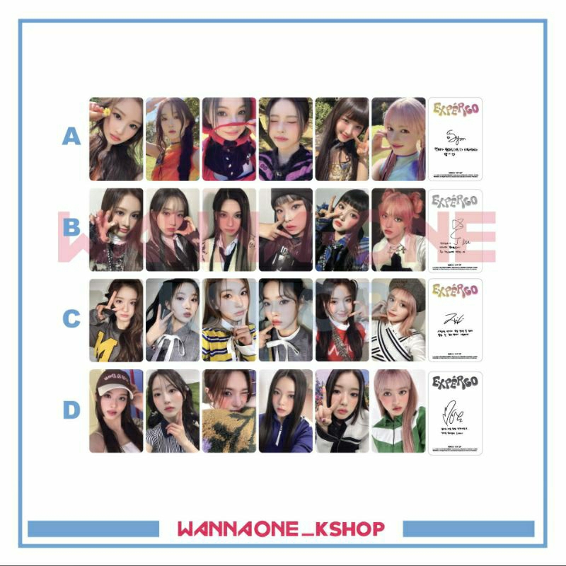 Jual Photocard Nmixx Expergo Album Digipack Limited Shopee Indonesia