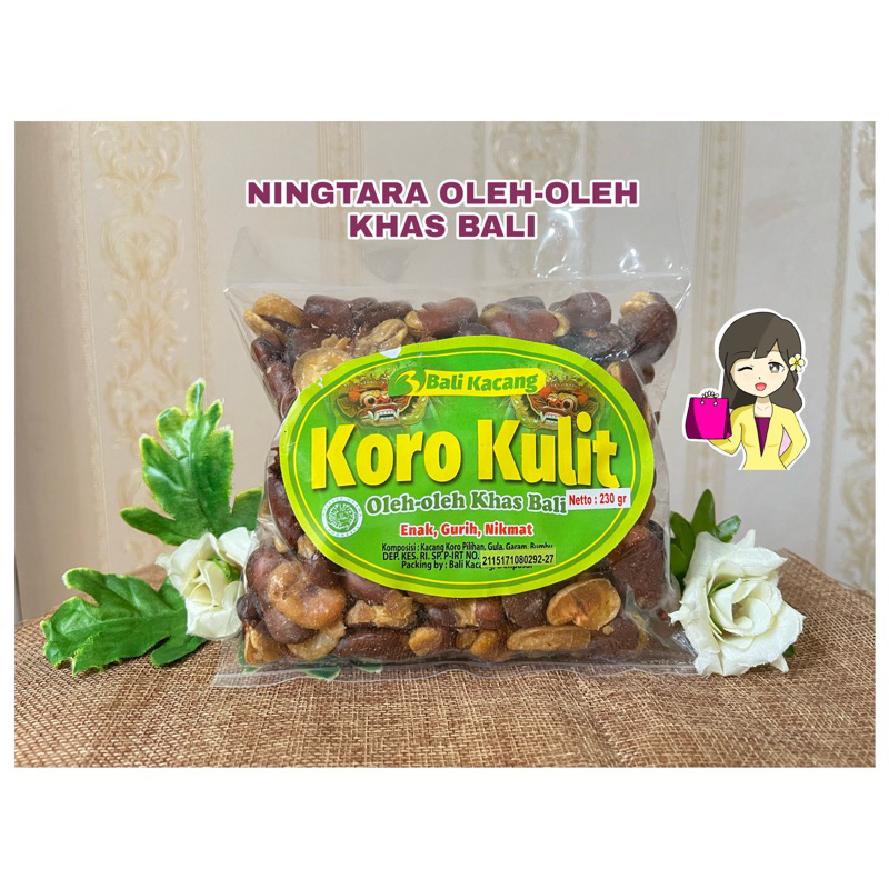 Jual Koro Kulit Bali Kacang Oleh Oleh Khas Bali G Shopee Indonesia