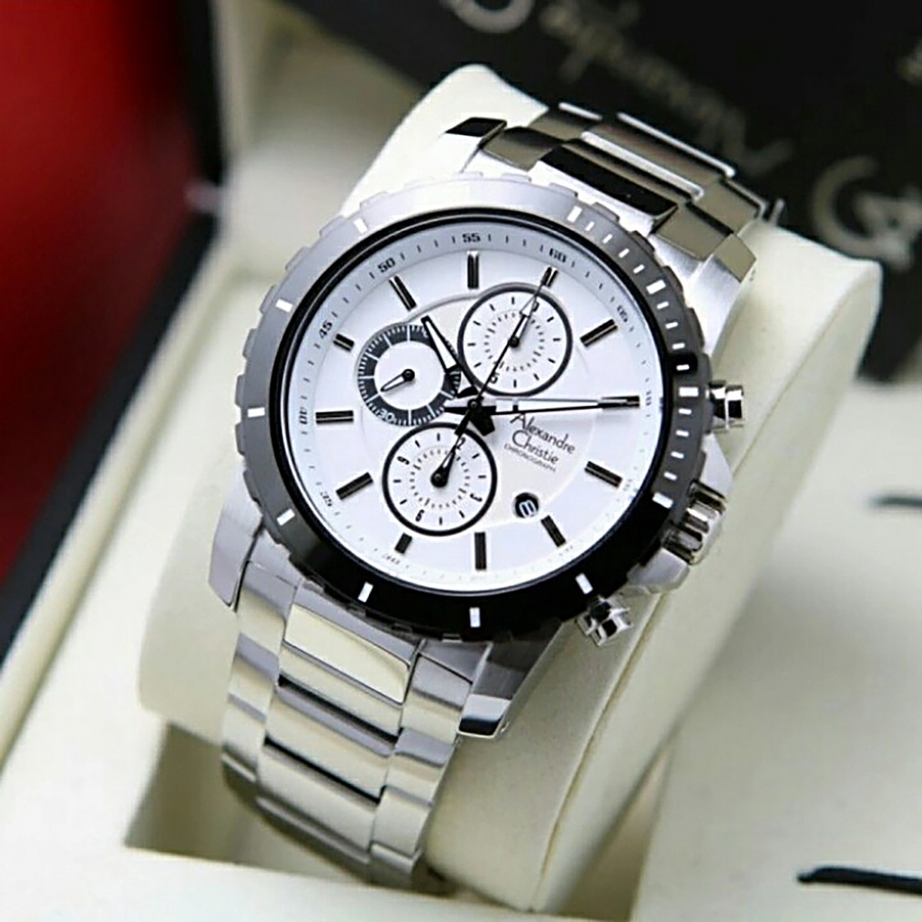 Jual Jam Tangan Pria Alexandre Christie AC 6141 MC Shopee Indonesia