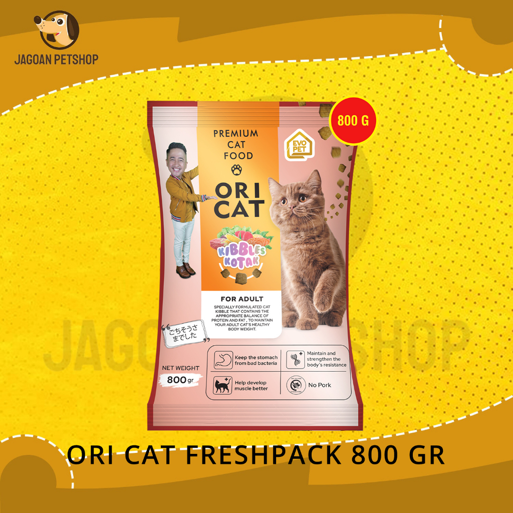 Jual Makanan Kucing Ori Cat Food Adult Kitten Dewasa Freshpack Gram