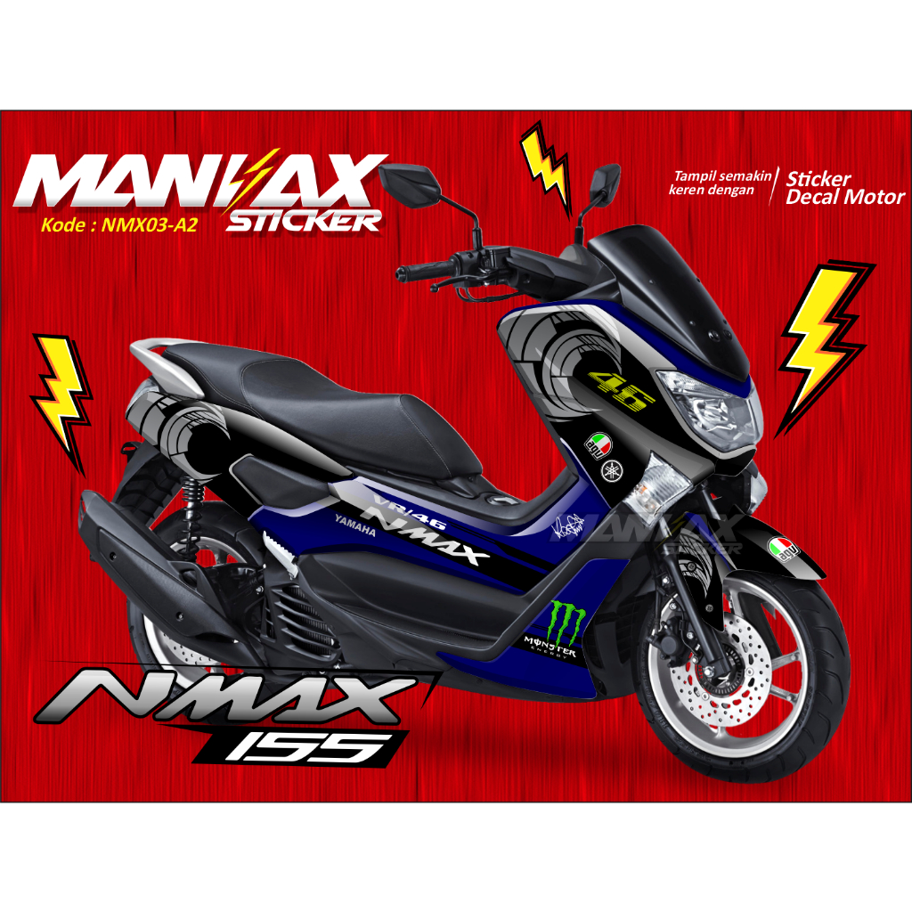 Jual Stiker Decal Nmax Full Body Stiker Fullbody Nmax Motif