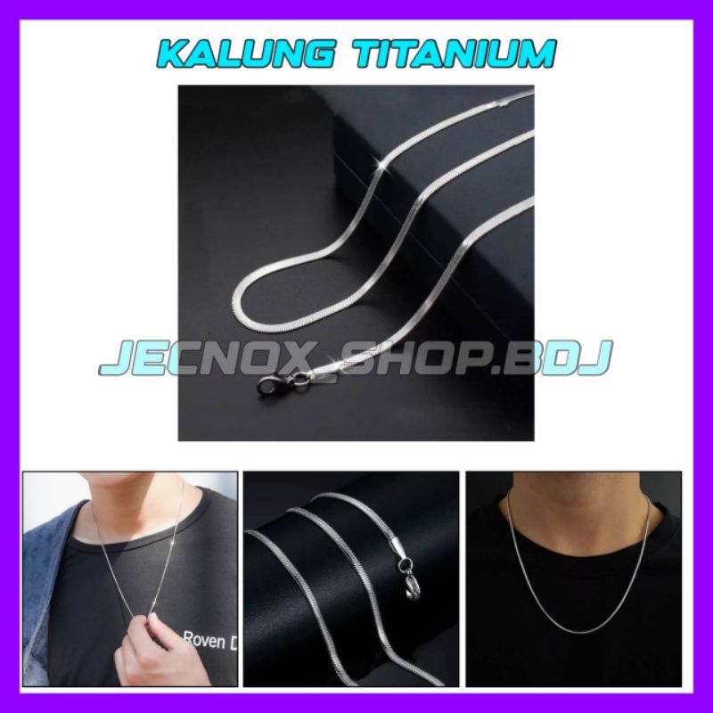 Jual Kalung Titanium Pria Wanita Anti Karat Pcs Shopee Indonesia