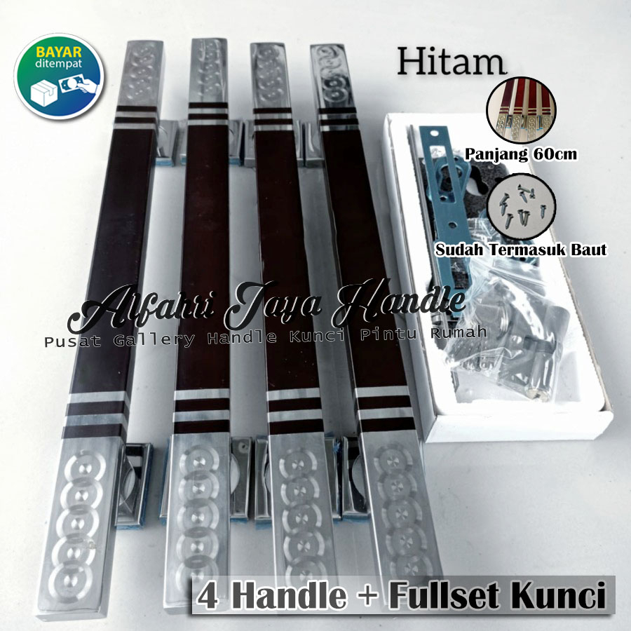 Jual Handle Pintu Rumah Minimalis Panjang Cm Fullset Kunci