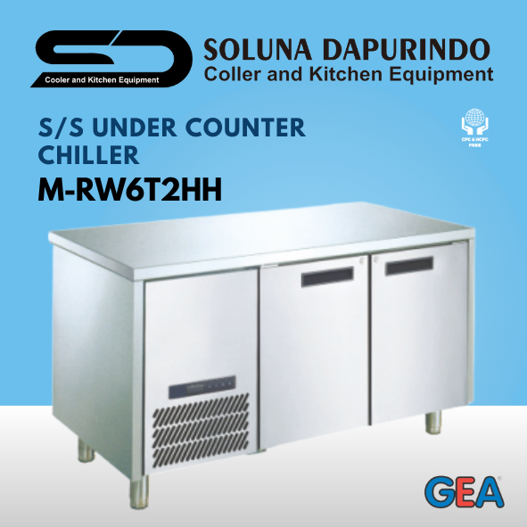 Jual GEA STAINLESS STEEL UNDER COUNTER CHILLER M RW6T2HH MRW6T2HH