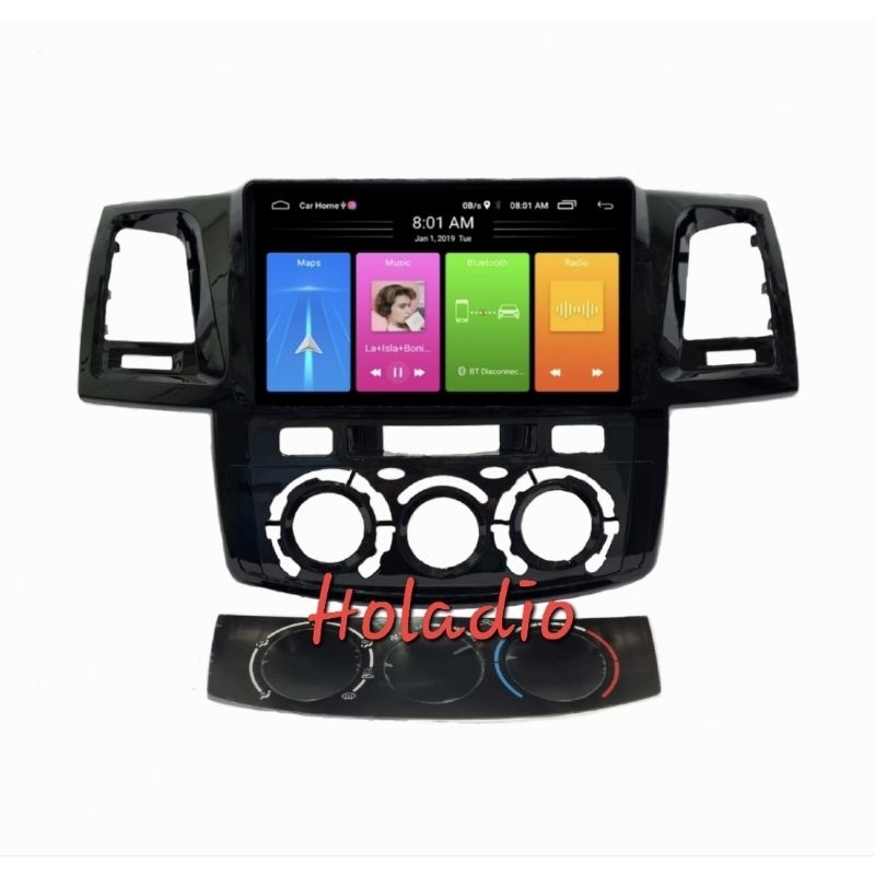 Jual FRAME HEAD UNIT ANDROID 9 INCH FORTUNER HILUX 2005 2015 Shopee